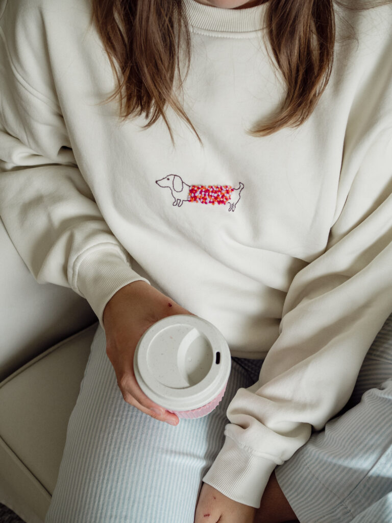 tecke brodé hyper simple 